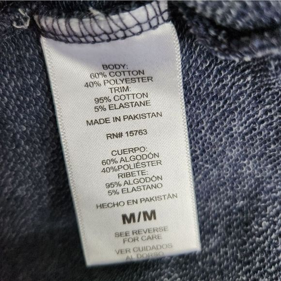 Champion Medium cropped v-neck sweatshirt blue big C - Picture 5 of 5